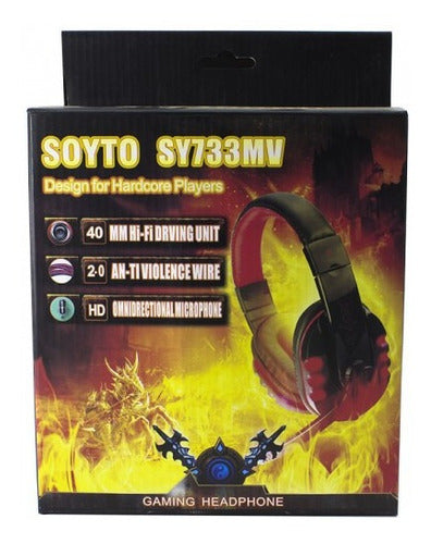 Audifono Tipo Casco Gamer