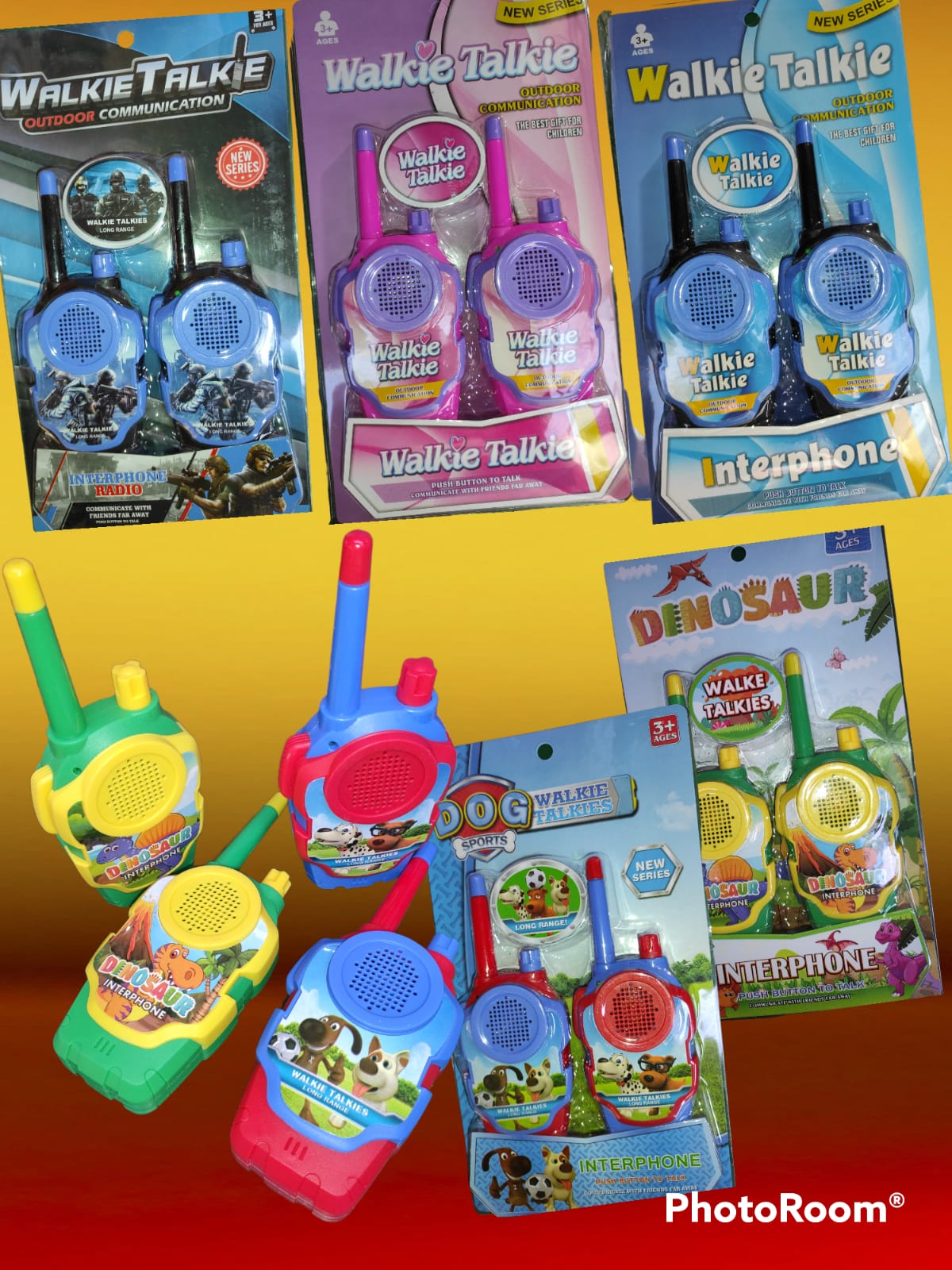 WALKIE TALKIE PARA NIÑOS DISEÑOS