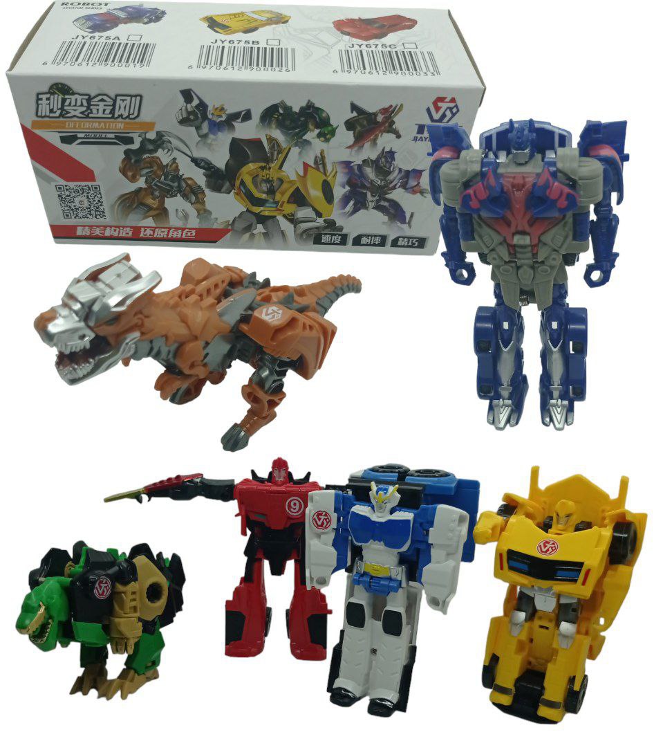 Robot transformable coleccionable · autos y dinosaurios | Diversión y creatividad para regalar