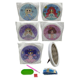 Kit de pintura de diamantes princesa con portarretrato