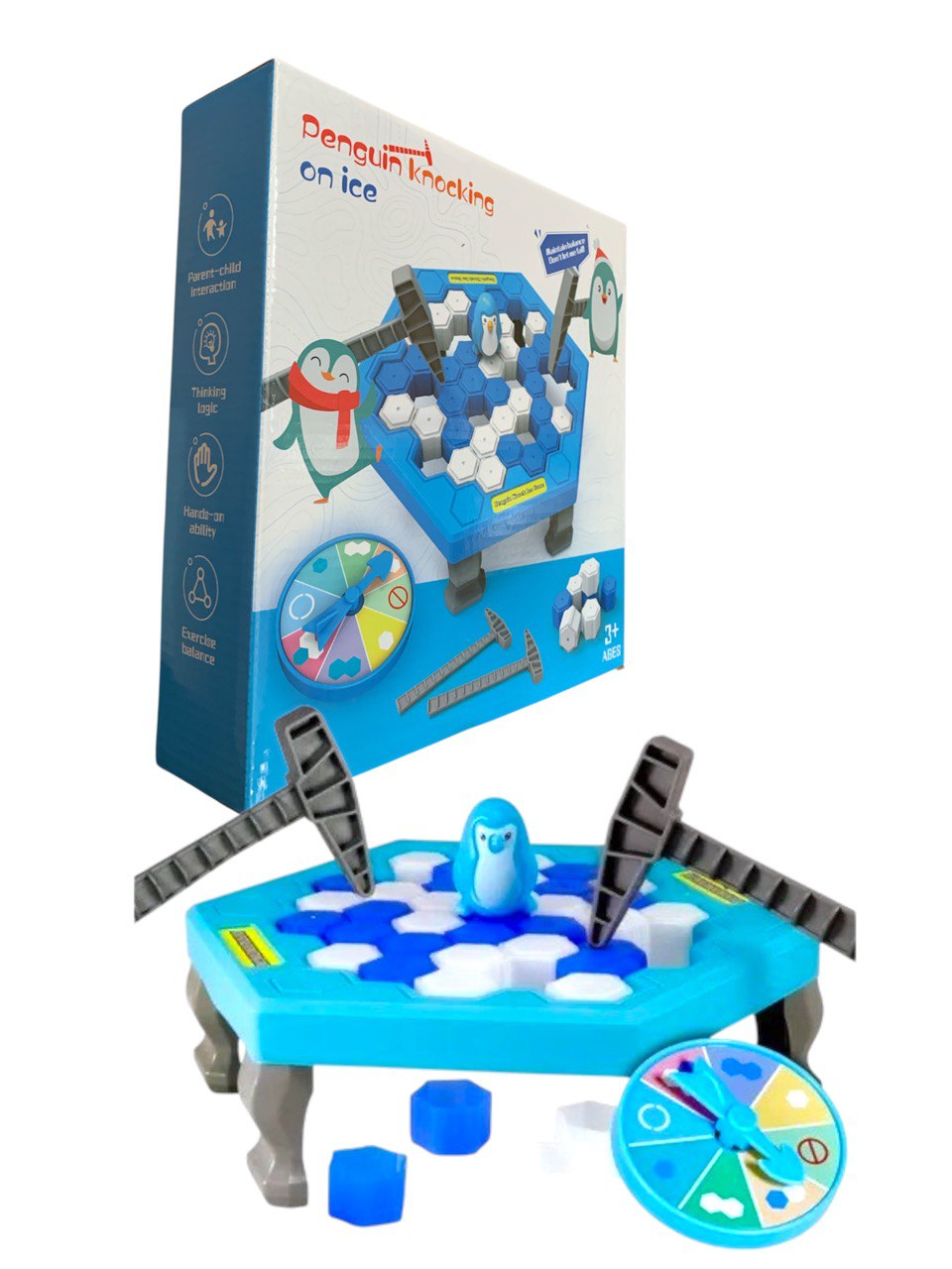 Salva al Pingüino — juego de mesa de 55 piezas