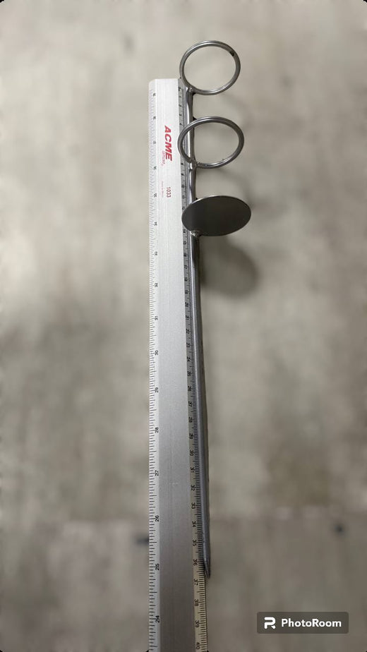 Soporte para caña de pescar de hierro galvanizado 37 cm
