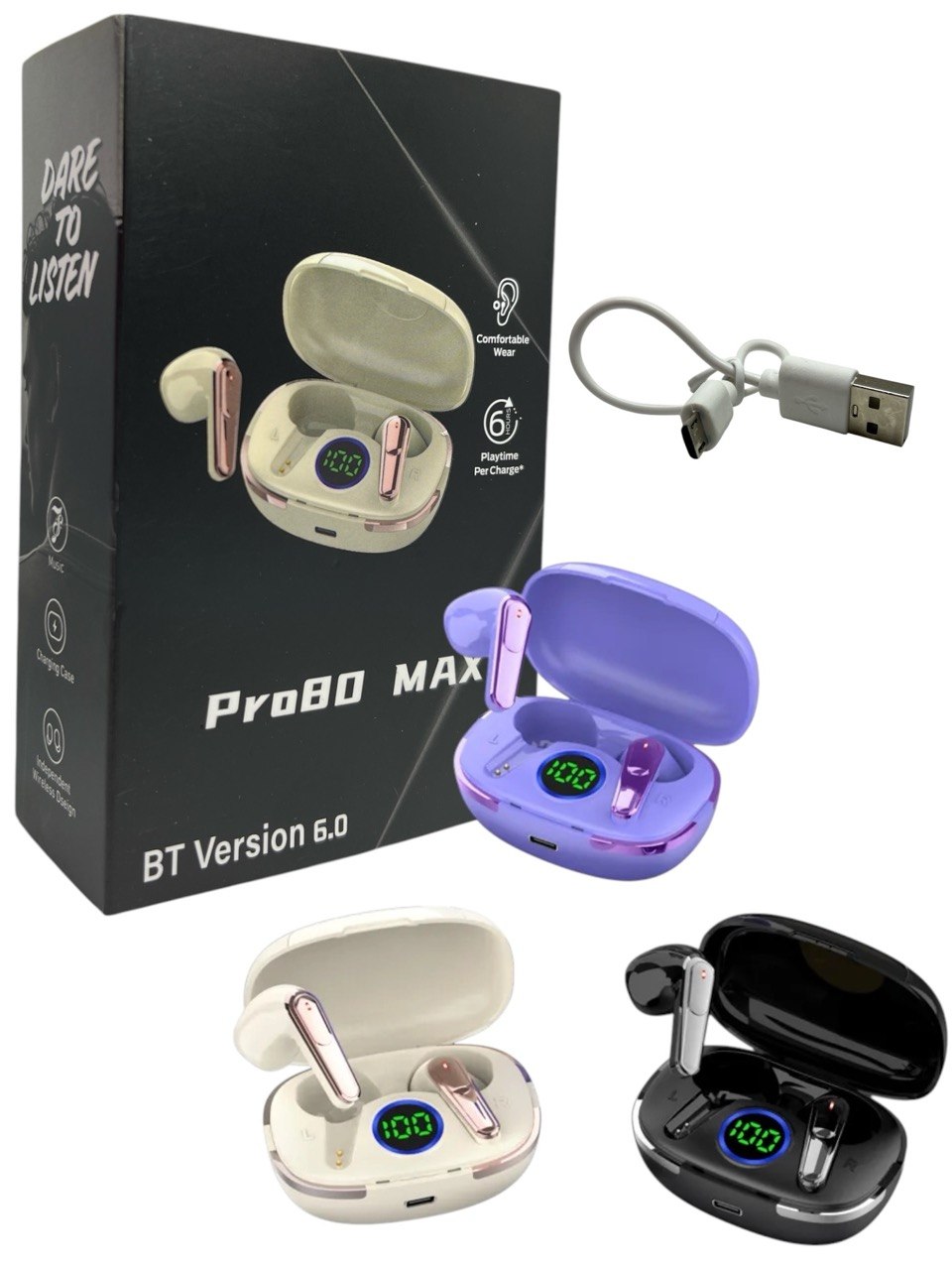 Audífonos TWS Bluetooth 5.4