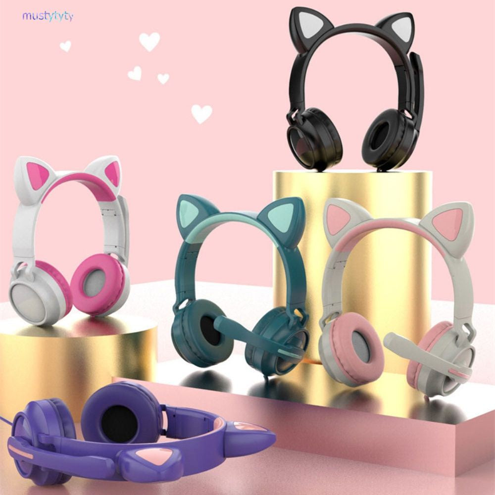 AUDIFONO GAMER CON MICOFONO FLASH CAT RGB