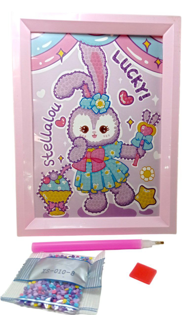 Kit de pintura de diamantes con marco
