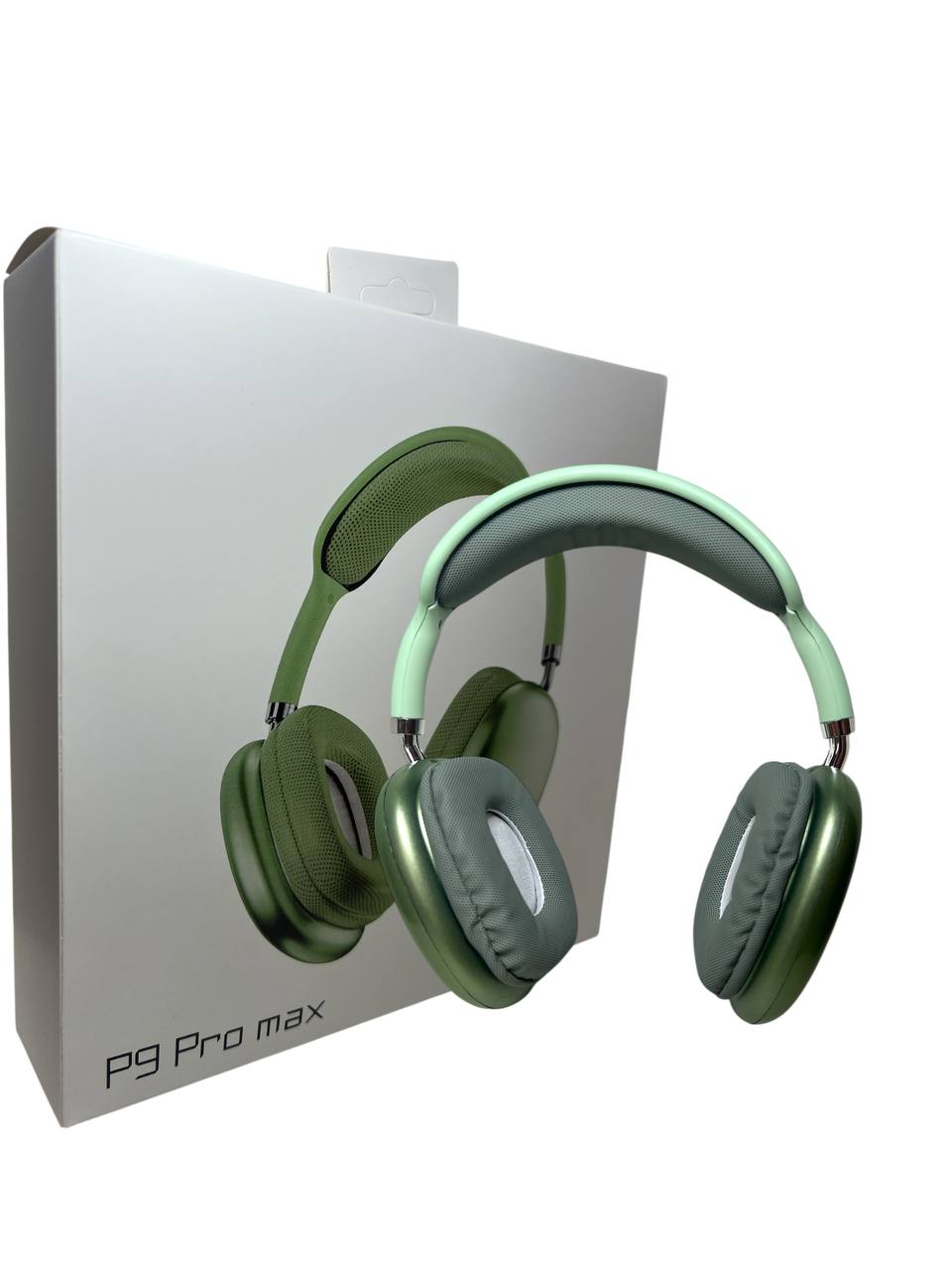 Audífonos P9 Pro Max color Verde — fotografía original del producto
