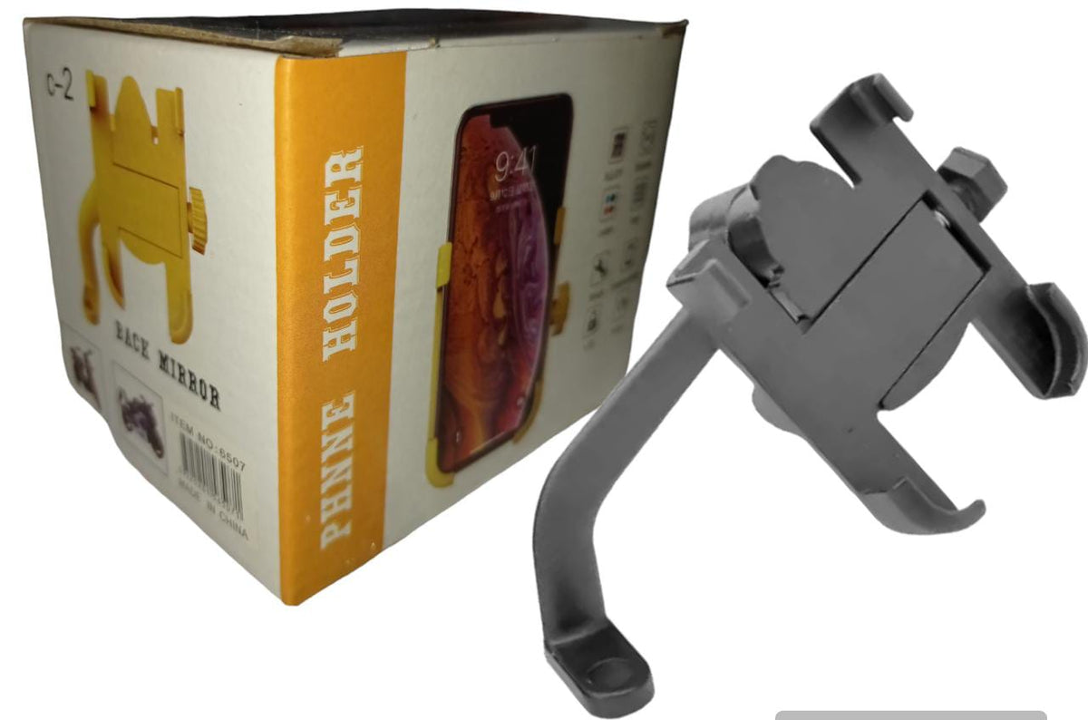 SOPORTE CELULAR METALICO AL RETROVISOR PARA MOTO
