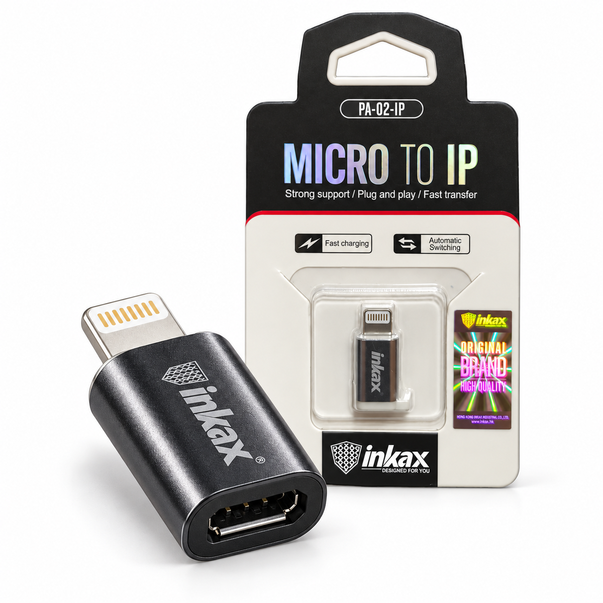 ADAPTADOR  MICRO USB A LIGHTNING