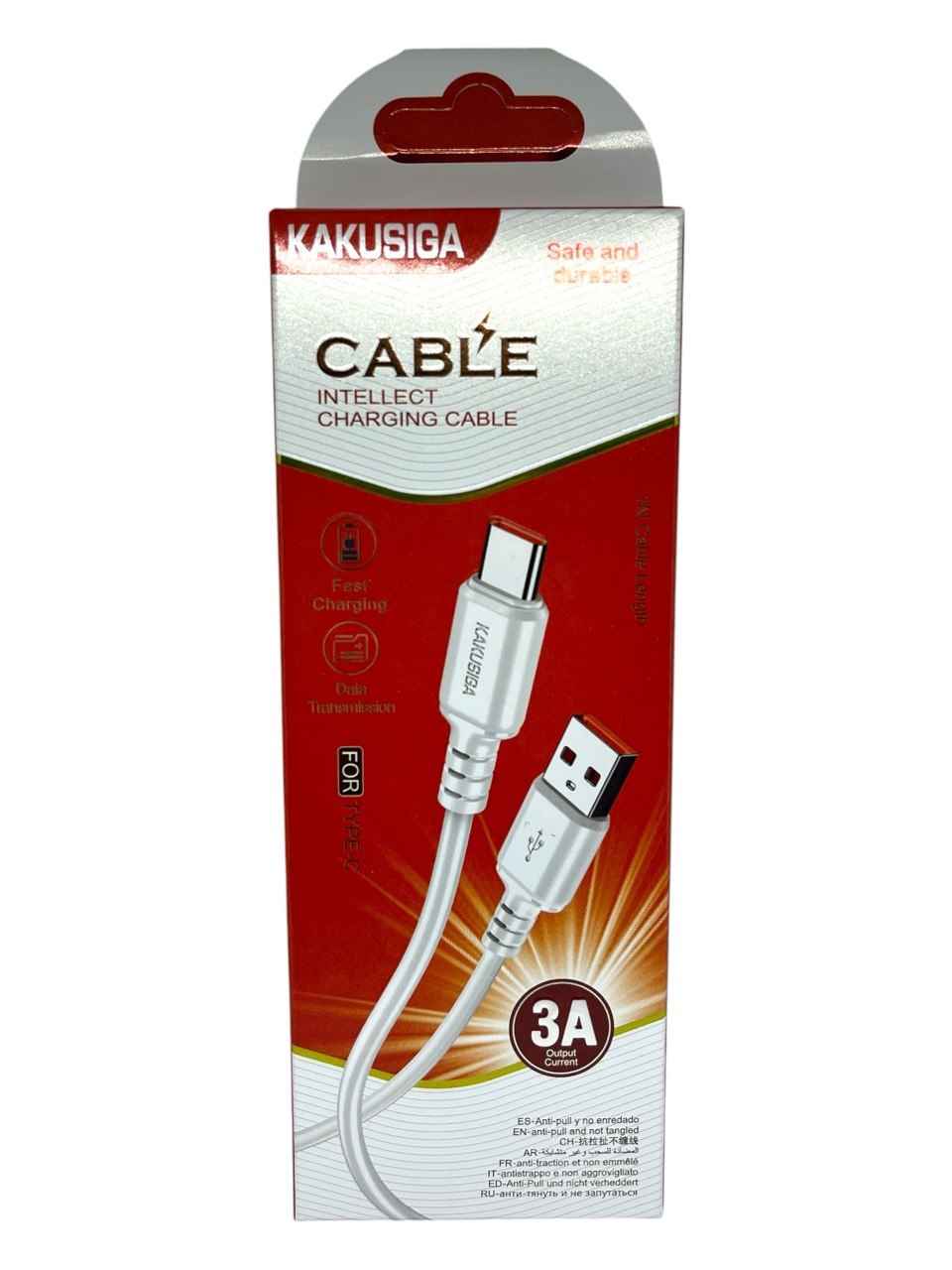 Cable USB-A a USB-C 3A · 1 metro
