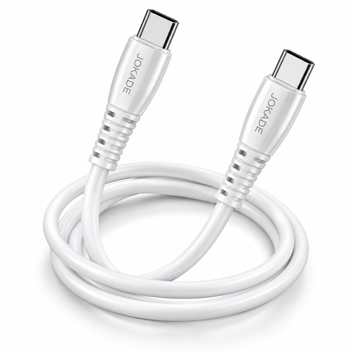 Cable USB-C a USB-C 100W blanco - vista 1