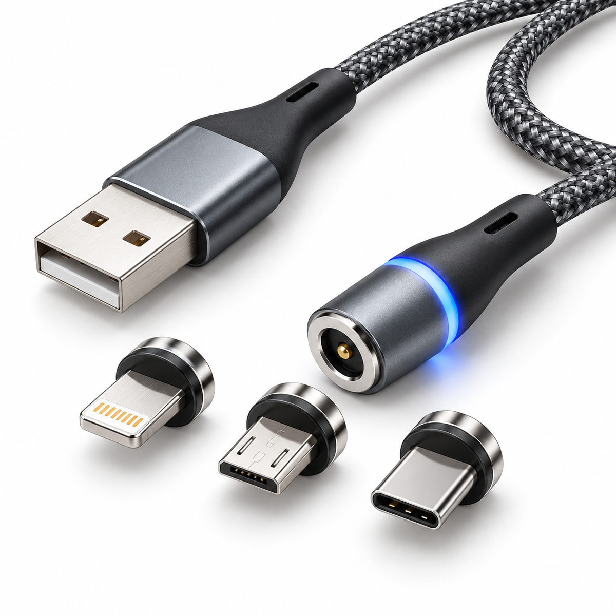 CABLE PUNTA MAGNETICA 3 EN 1