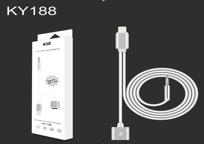 Adaptador/conversor  Audio- carga lightning