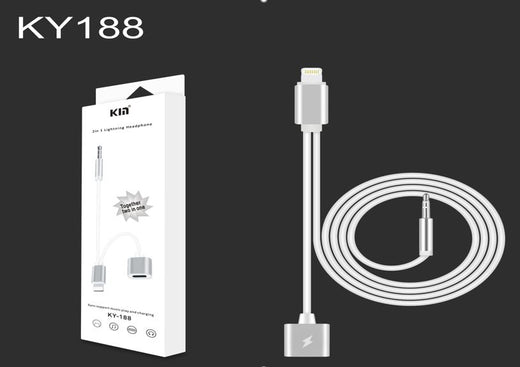 Adaptador/conversor  Audio- carga lightning