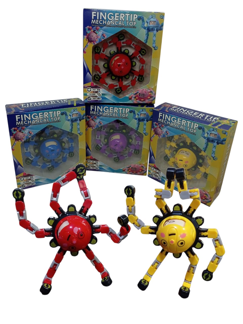 Spinner antiestrés articulado transformable