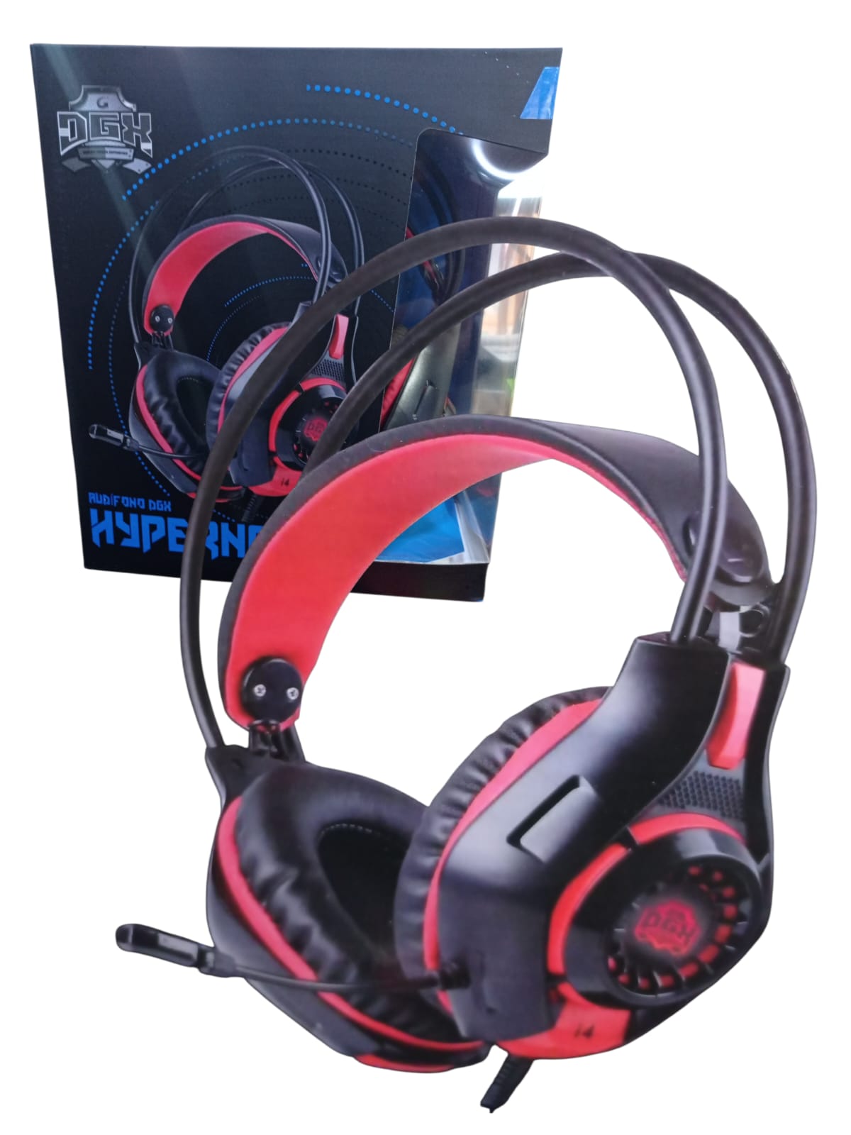 Audífonos gamer con micrófono e iluminación USB