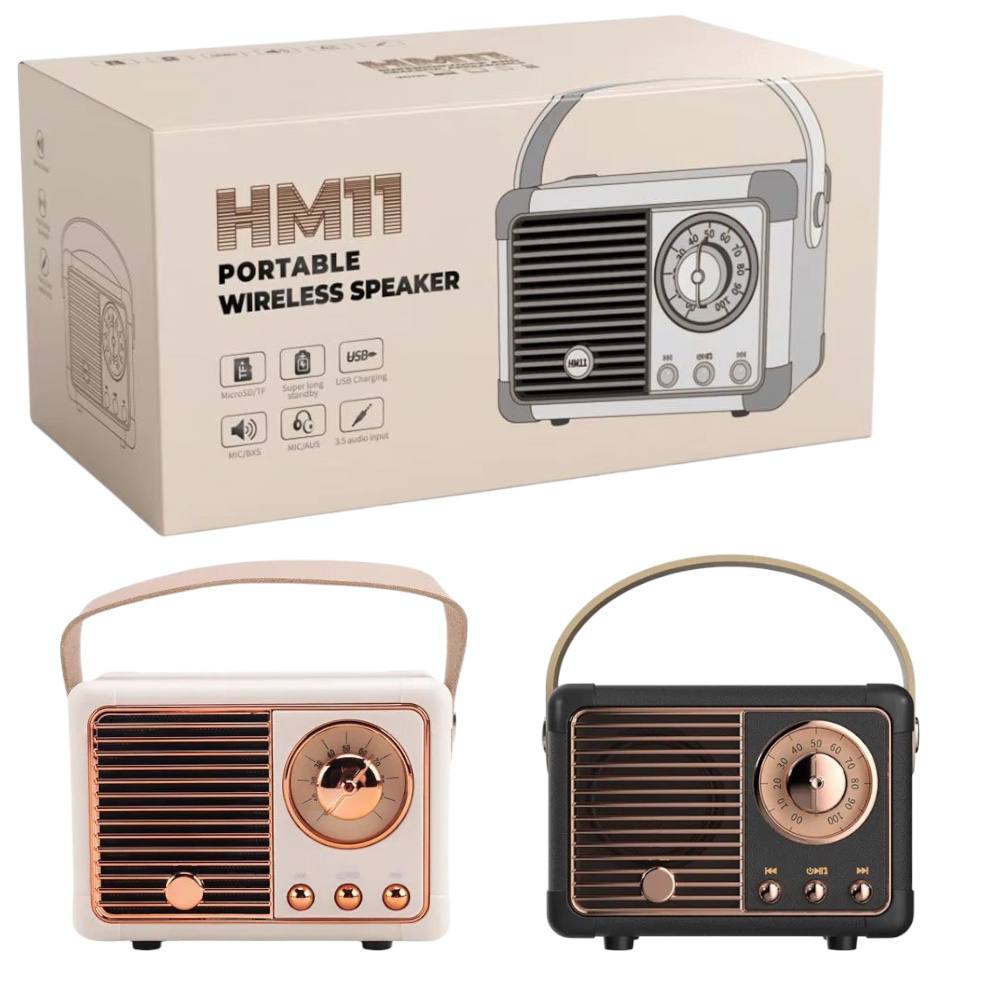 MINI PARLANTE BLUETOOTH RETRO HM11