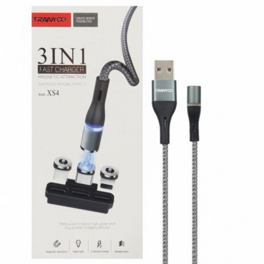 CABLE PUNTA MAGNETICA 3 EN 1