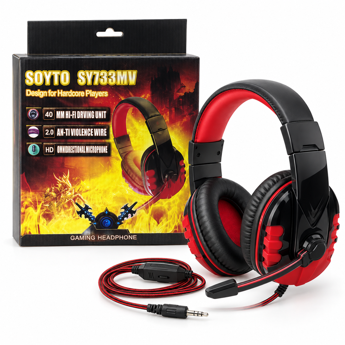 Audifono Tipo Casco Gamer