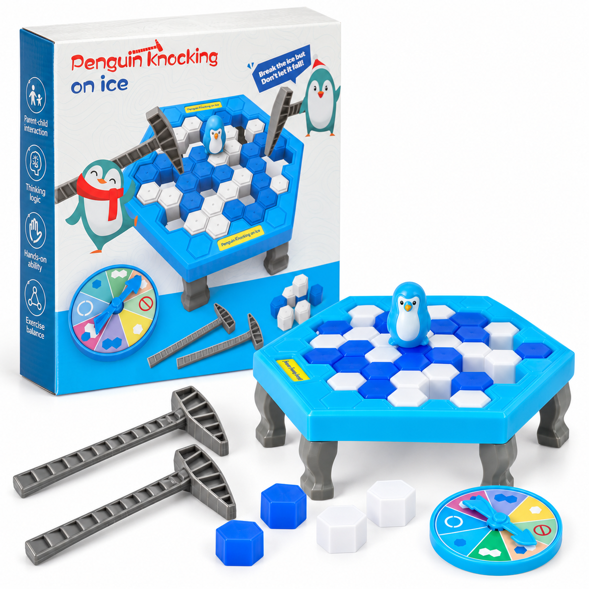 Salva al Pingüino — juego de mesa de 55 piezas | Diversión para compartir