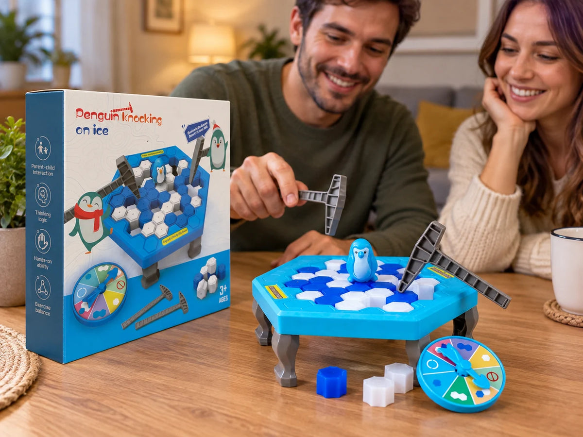 Salva al Pingüino — juego de mesa de 55 piezas